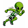 Alien Track Runner  - T-shirt / Hoodie