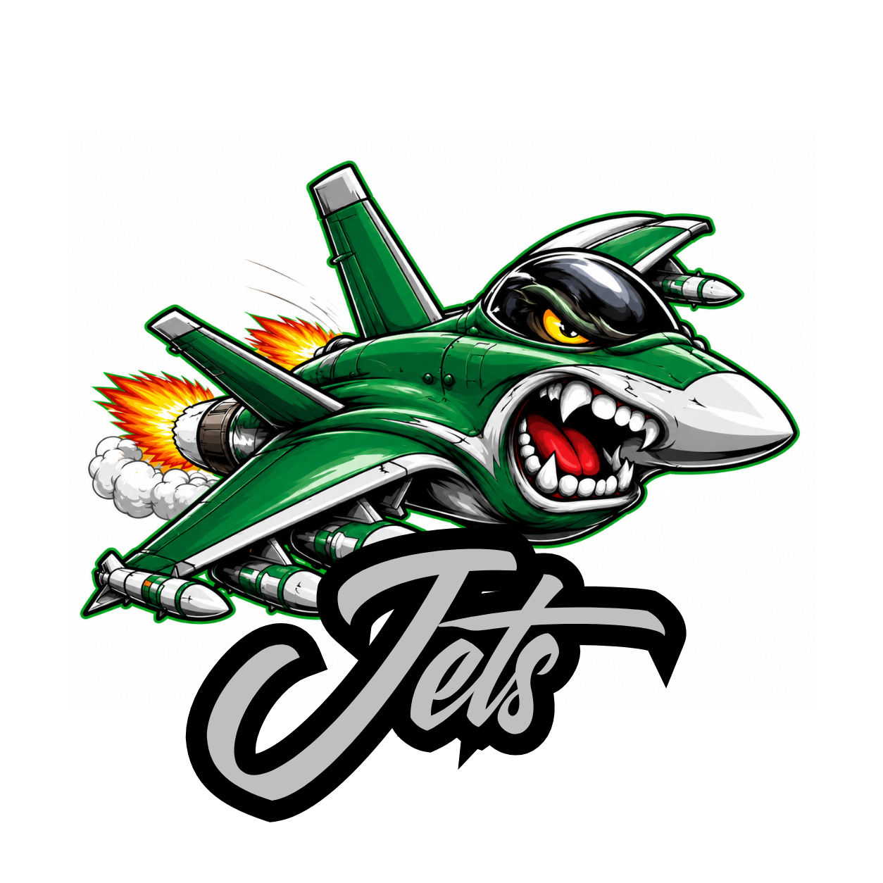 Jets Fierce Mascot - T-shirt / Hoodie