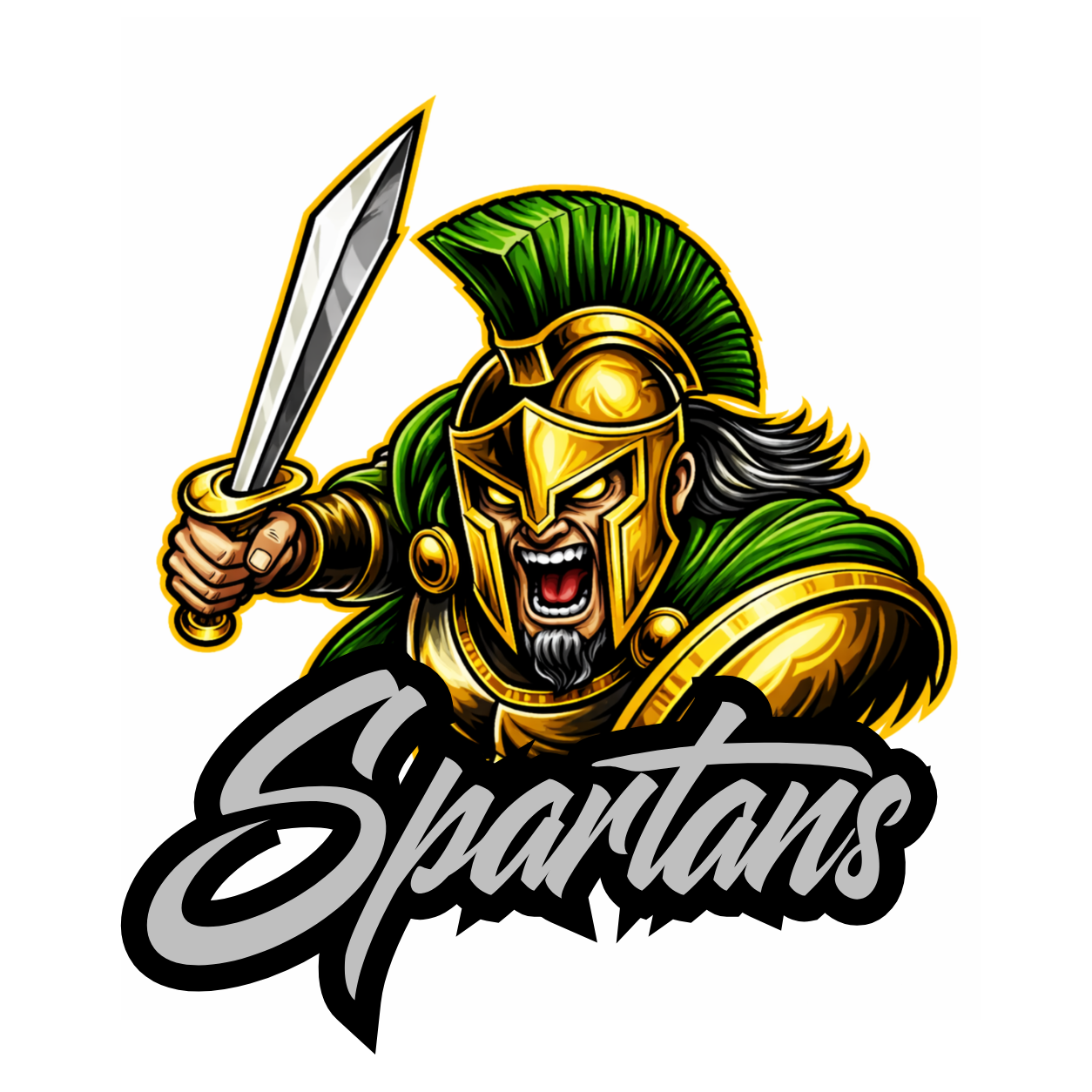 Spartans Fierce Mascot - T-shirt / Hoodie