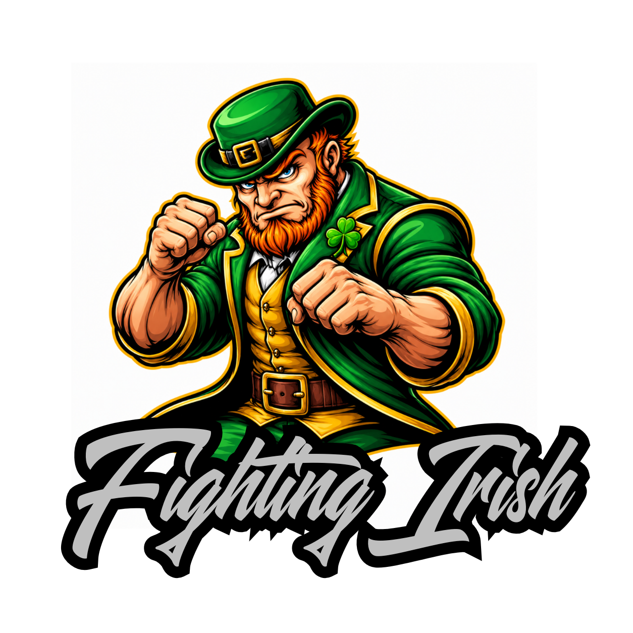 Fighting Irish Fierce Mascot - T-shirt / Hoodie