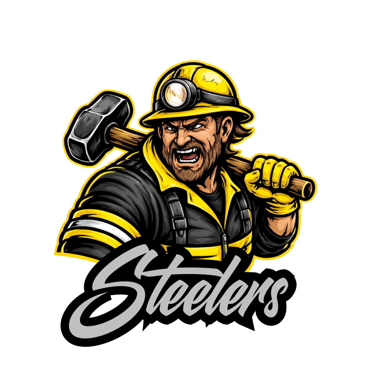 Steelers Fierce Mascot - T-shirt / Hoodie