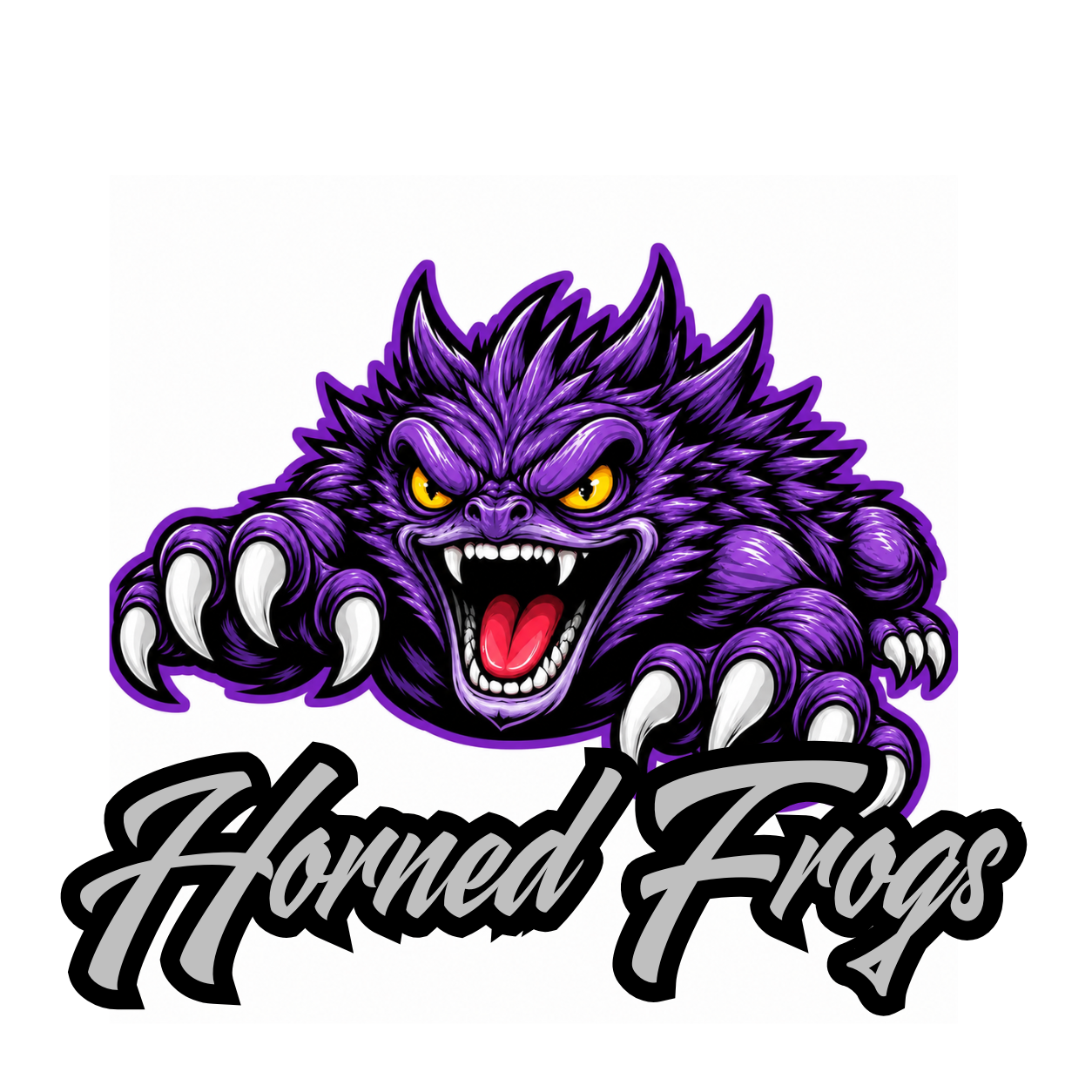 Horned Frogs Fierce Mascot - T-shirt / Hoodie
