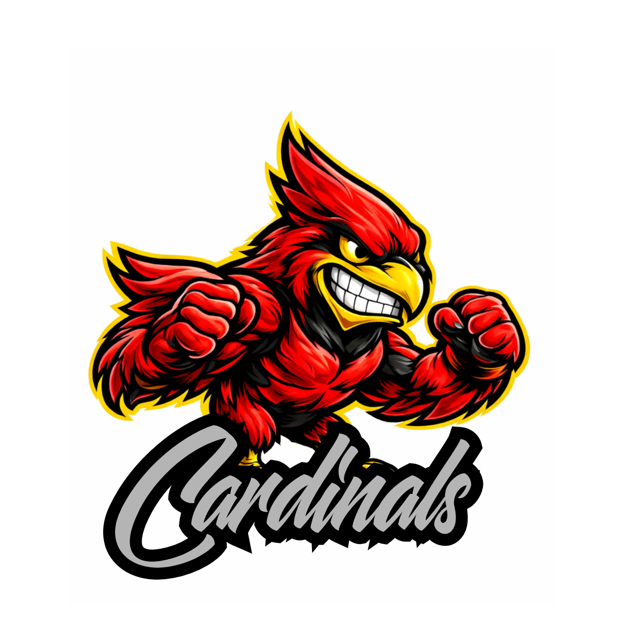 Cardinals Fierce Mascot - T-shirt / Hoodie