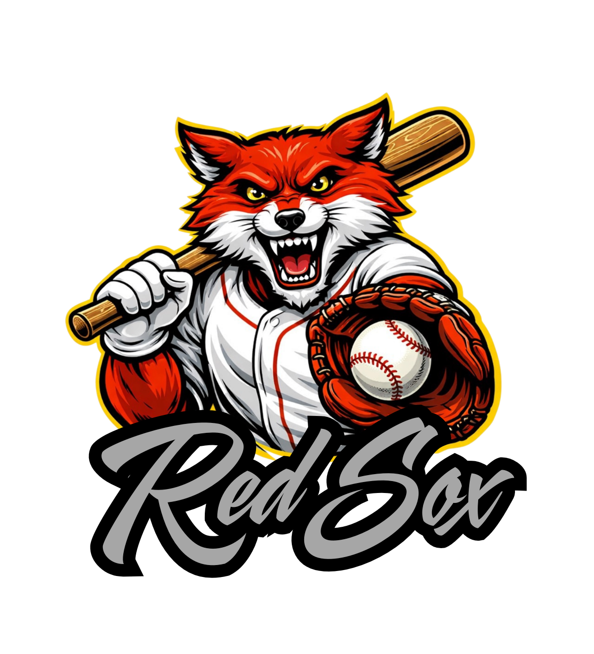 Red Sox Fierce Mascot - T-shirt / Hoodie