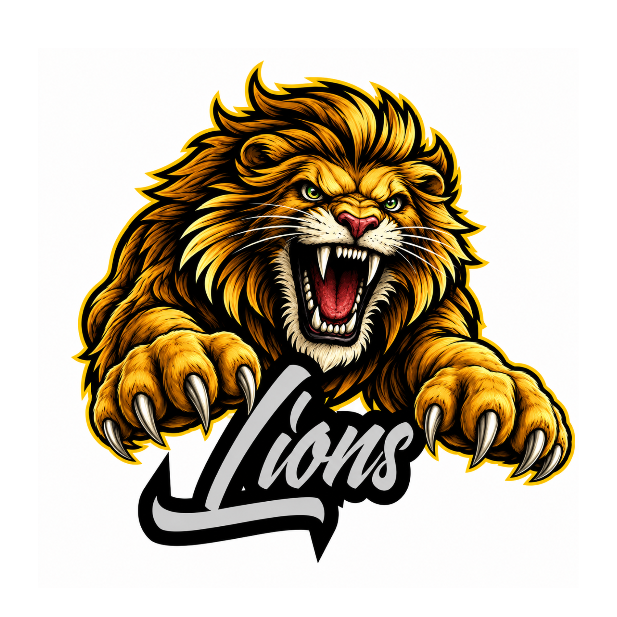 Lions Fierce Mascot - T-shirt / Hoodie