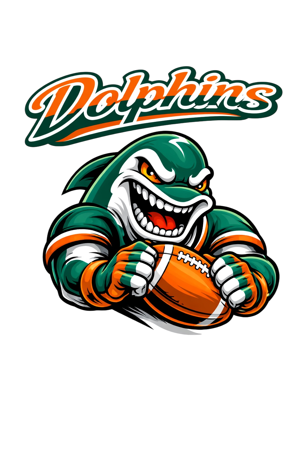 Dolphins Varsity Mascot - T-shirt / Hoodie